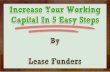 Increase Your Working Capital In 5 Easy Steps