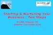 Starting and Nurturing Your Business