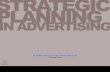 Strategic planning in advertising