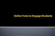 Online Tools To Engage Students