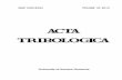 Acta tribologica