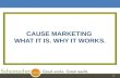 What Is Cause Marketing