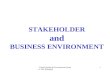 2 Stakeholder Approach & Environment