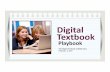 Digital Textbook Playbook