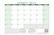Calendario Agenda Mensual 2012