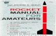 Rocket Manual for Amateurs - Capt. Bertrand R. Brinley (1960)