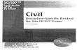 Civil Discipline-Specific Review for the FEEIT Exams