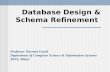 Database Design & Schema Refinement