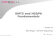 1. UMTS & HSDPA Fundamentals Version 4.0