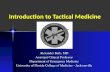 Intro to Tactical Medicine