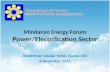 Electric Power Situation for Mindanao by DOE Nov 2011