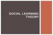 Social Learning Theory PPT (1)