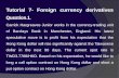 Multinational Finance-Tutorial 7 Asnwer