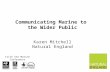 Communicating marine issues to the wider public-Karen Mitchell
