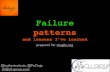 Failure patterns and lessons I've learned - for TriAgile