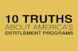 10 Truths About America's Entitlement Programs