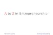 A2Z Entrepreneurship