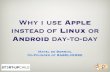 ￼Why I use Apple products instead of Linux or Android day-to-day