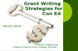 Grant Writing for small college and con ed