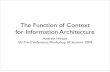Beyond Findability: Context