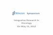 Integrative Research In Oncology On May 15, 2012