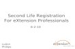 Second Life Registration for Extension Professionals