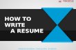 Resume making, Your campaigning for a job is starting here