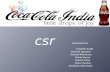 CSR Activity By Coca Cola