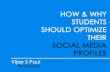 Social Media Profile Optimization For Students
