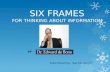 "The six frames" by edward de bono