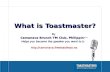 What Is Toastmaster?