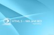 HTML5 - Analytics and SEO