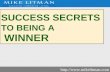 Success Secrets To Being A Winner
