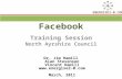 North Ayrshire Council Training facebook Session