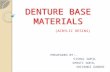 Denture base materials