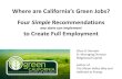 Creating Green Jobs - The Sherwin Plan