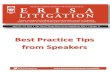 ERISA Litigation: Best Practice Tips from Speakers