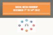 Social Media Roundup 1st DEC to 14th DEC 2012