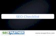 SEO Partner - SEO Checklist - 5 Things You Shouldn't Overlook in SEO