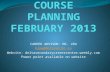 Course Planning - Post Secondary Info Feb 2013