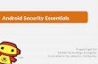 Android Security Essentials Presentation