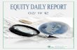 Daily equity report by global mount money 2 11-2012