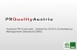 PR Quality Austria Trust Seal Presentation