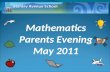 Maths Parents Evening 2011 with movies