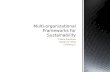 Multi-organizational frameworks for digital information sustainability