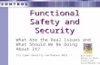 Functional Safety and Security: ICS Cyber Security is Part of Functional Safety