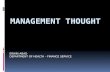 Management thought