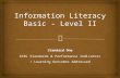Information Literacy Standard 1 Level 2