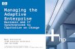 Managing the Adaptive Enterprise Business and IT Synchronized ...