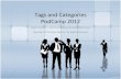 Tags and Categories presentation PodCamp 2012-02-25 Robin Macrae v1c SS PPT PDF